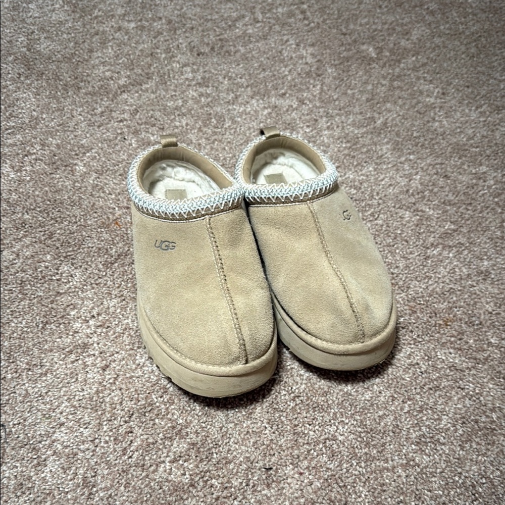 UGG Kids Cream Slippers